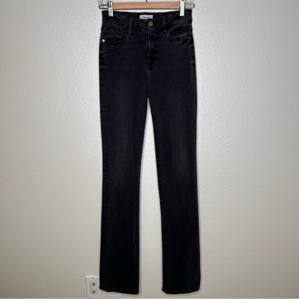 Frame Le Mini Boot jean in Leavenworth 28
